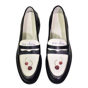 Duke + Dexter Cherry Printed Loafers, Size 42